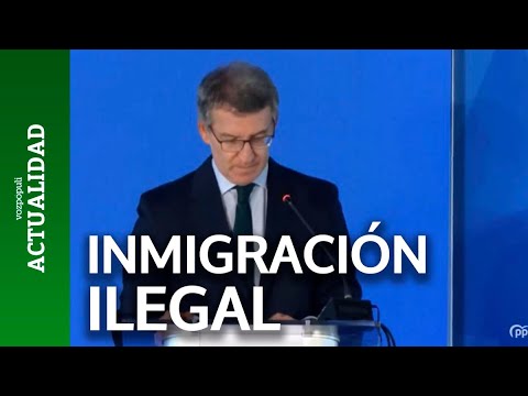 Feijóo pide ayuda a Europa para controlar la inmigración ilegal