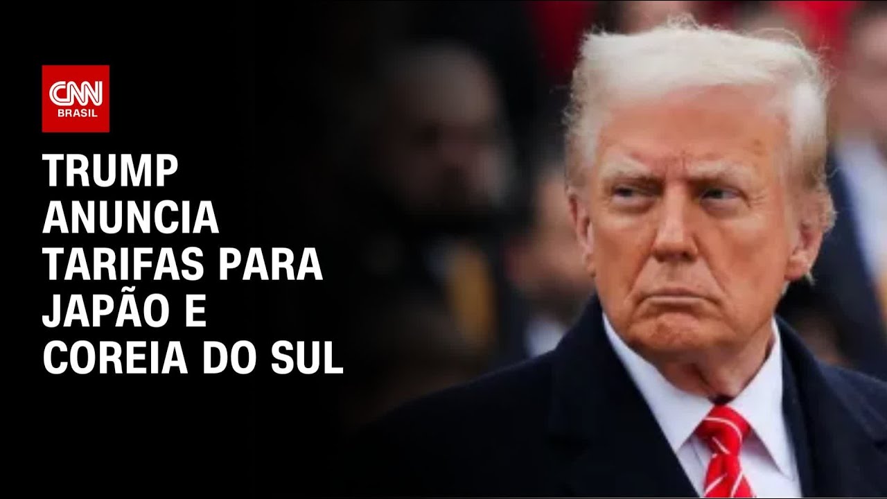 Japão e Coréia do Sul serão tarifadas por Trump | CNN 360º