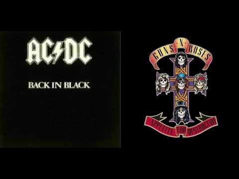 AC/DC - Back In Black VS Guns N Roses - Appetite For Destruction (For Joseph Manella)