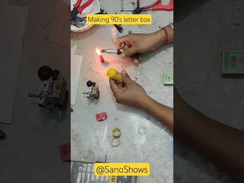 making 90's ancient letter box for communicable purpose in ancient days @sanoshows