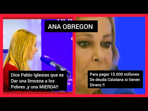 ANA OBREGON ESTALLA ,contra el Gobierno por la falta de financiación a la cura del cáncer