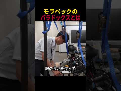 モラベックのパラドックスとは【1日密着】