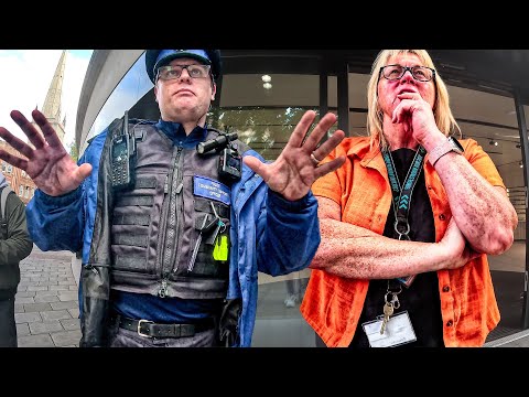 KAREN HATES CAMERA!!!! PCSO ABUSES POWERS, FILMING IS ANTI SOCIAL BEHAVIOUR!!!! - Techmodal Bristol