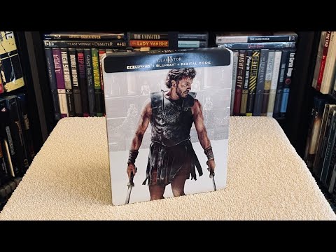 Gladiator II 4K UHD REVIEW + Unboxing / Menu | Paul Mescal | Denzel Washington | Ridley Scott