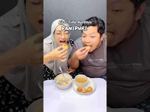 Nyobain Panipuri…  Yang penasaran bisa beli di tag product yaaa..