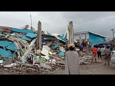 Fuerte sismo de magnitud 6.2 deja al menos 34 muertos en Indonesia