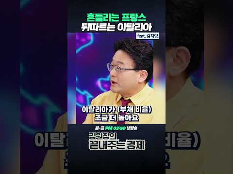 흔들리는 프랑스, 뒤따르는 이탈리아 (ft.김치형) #프랑스 #이탈리아 #시위 #GDP #부채 #비용 #유럽