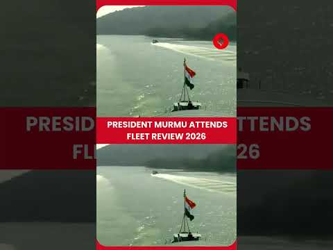 WATCH: President Droupadi Murmu Attends International Fleet Review 2026 in Visakhapatnam