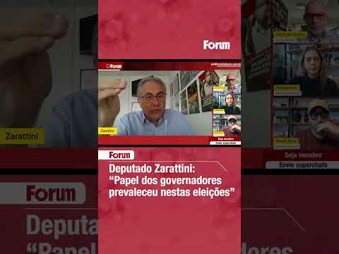 Deputado Zarattini: Papel dos governadores prevaleceu nestas eleições