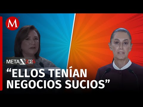 Xóchitl Gálvez y Claudia Sheinbaum arremeten entre sí tras acusaciones