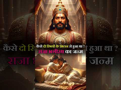 Divine Birth of King Bhagirath: Born from the union of two women #shorts #bhagirath #hindu #katha