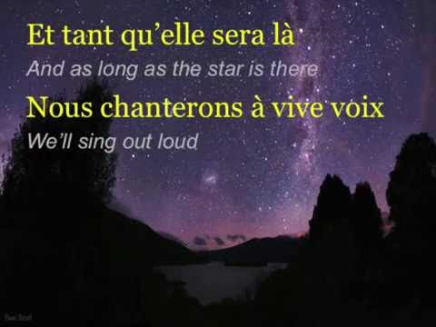 Céline Dion - "L''étoile" (ENGLISH TRANSLATION)