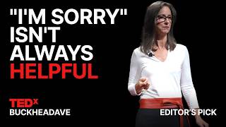 Thumbnail for the video "The hidden cost of apologizing too much at work | Teresa Caro | TEDxBuckheadAve" from TEDx Talks