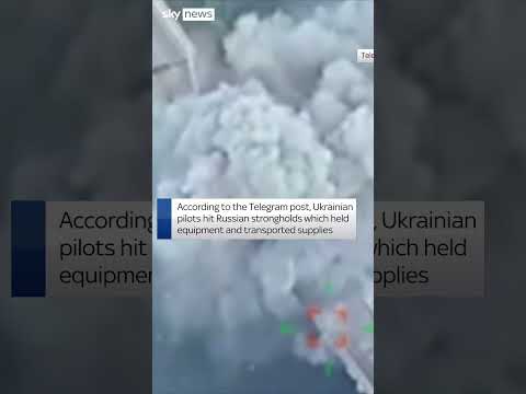 Moment Ukraine destroys key Russian bridge
