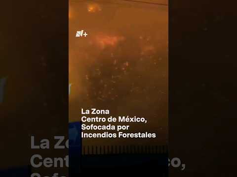 Centro de México arde por incendios forestales #nmas #shorts #mexico