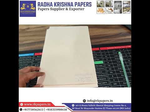 Stocklot Light Shed Virgin Kraft Paper 75-80 Gsm 17 Inch Available at surat hazira port Rate @ 55++