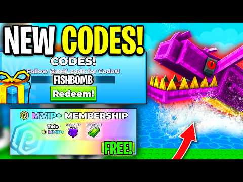 BRAND *NEW* BOMB FISHING CODES FOR 2026! ROBLOX BOMB FISHING CODES