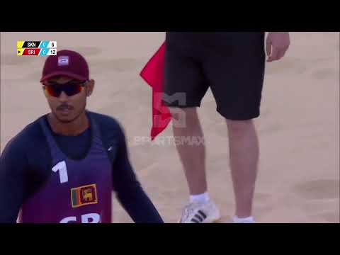 CWG: St. Kitts & Nevis v Sri Lanka | Beach Volleyball | SportsMax TV