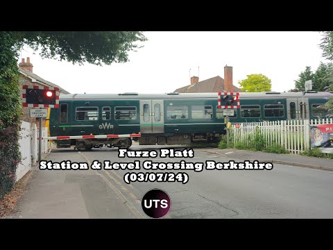 Furze Platt Station And Level Crossing Berkshire (03/07/24)