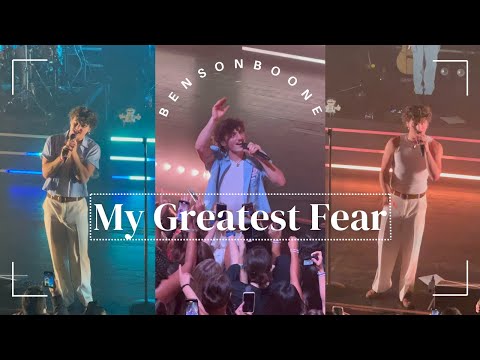 Benson Boone - My Greatest Fear ❤️