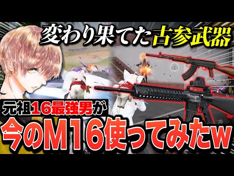 【M16/AK】変わり果てた古参武器が最強すぎてフルパボッコボコに出来るんだけどwww【#荒野行動 】