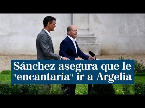 Sánchez asegura que le encantaría ir a Argelia tras recibir el apoyo total de Alemania