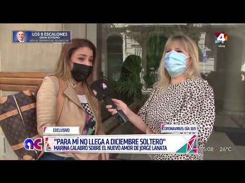 Algo Contigo - Marina Calabró habló del noviazgo de Jorge Lanata:No llega a diciembre soltero