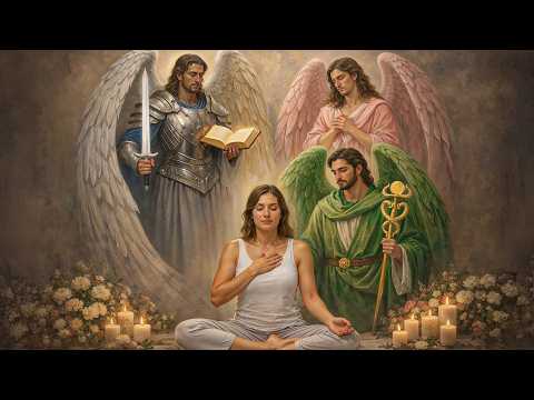 ORACIÓN MILAGROSA DE 5 MINUTOS ✨ Miguel, Chamuel y Rafael | Sanación, Amor y Protección | 963Hz