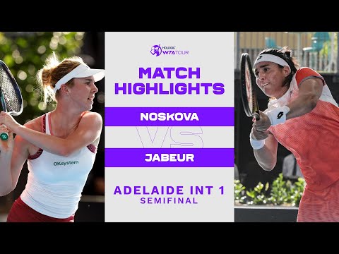 Ons Jabeur vs. Linda Noskova | 2023 Adelaide International 1 | WTA Match Highlights