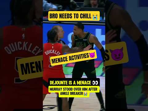Dejounte Murray is a MENACE for THIS😭