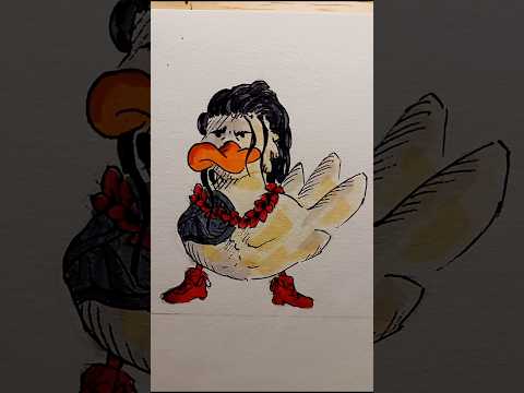 Día 159 | Pato Roman Reigns #dibujo #pato #art #draw #artist #wwe #romanreigns #raw #arte #duck