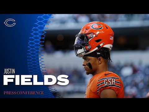 Justin Fields on Chase Claypool: 'I'm excited, he's a playmaker' | Chicago Bears video clip