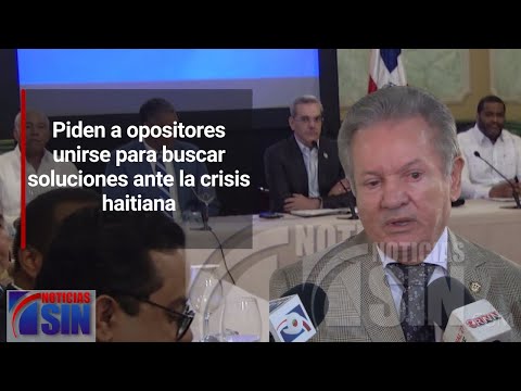 Piden a opositores unirse para buscar soluciones ante la crisis haitiana