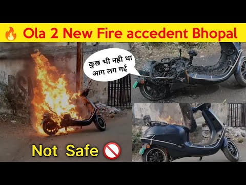 🔥लग गई आग Ola Electric 2 Fire accedent | Ola Electric Scooter New fire | Ola Fire | ride with mayur