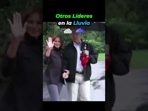 Otros líderes en la lluvia Vs Putin en la lluvia 🫡