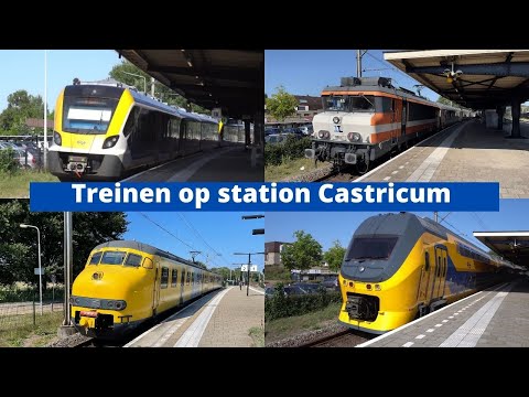 Treinen op station Castricum - 3 september 2022