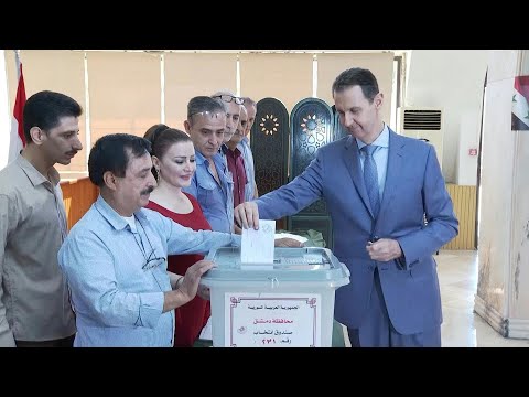 Elections législatives en Syrie : Le président Bachar al-Assad vote | AFP Images