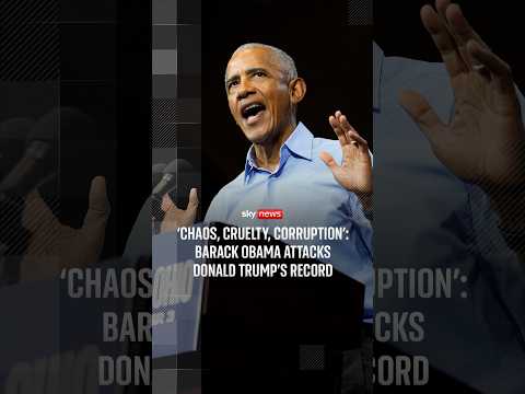 'Chaos, cruelty, corruption': Barack Obama attacks Donald Trump's record