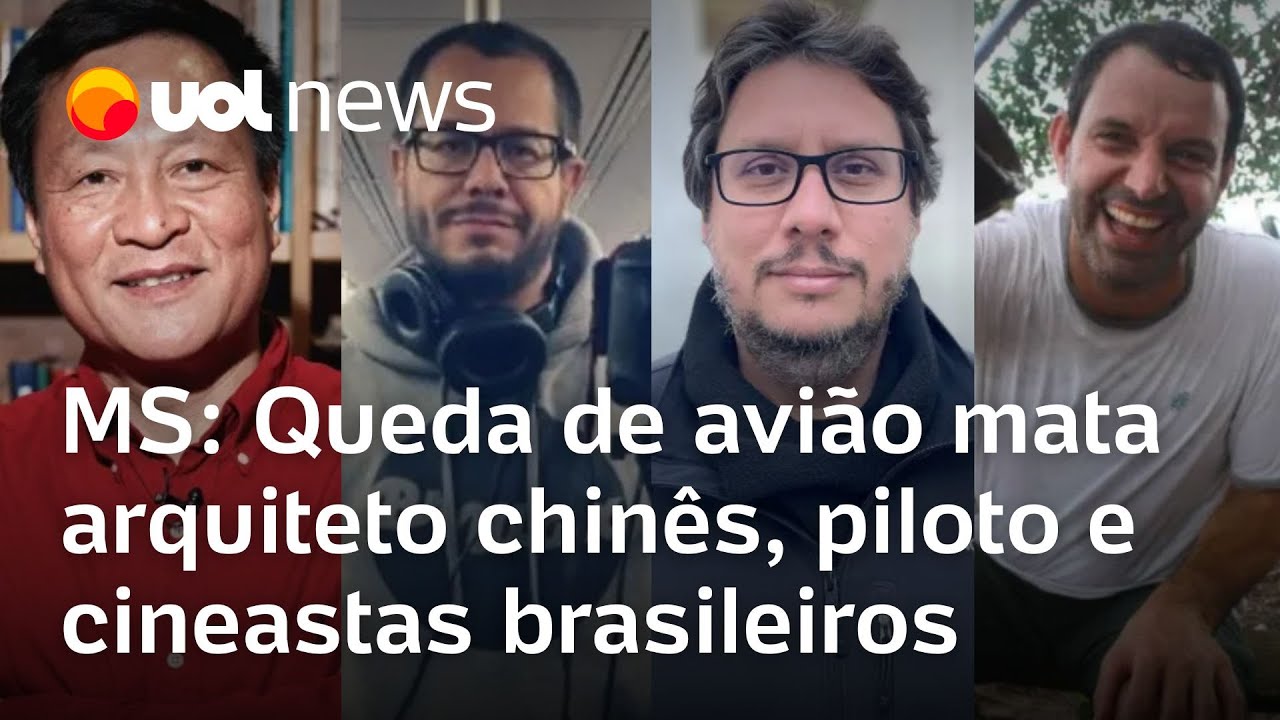 Arquiteto chinês Kongjian Yu piloto e cineastas brasileiros morrem em queda de avião no Pantanal