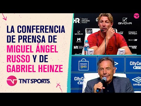 La conferencia de prensa de Miguel Ángel #Russo y de Gabriel #Heinze tras el #Clásico de #Rosario