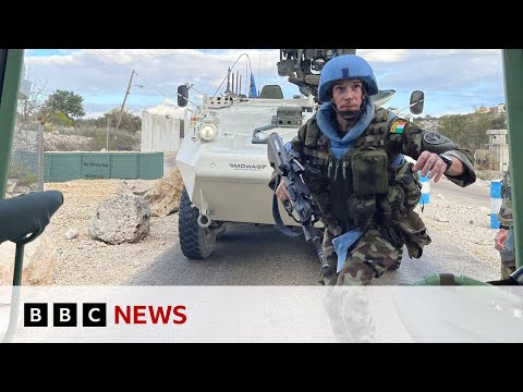 The Irish troops watching Israel's hidden war - BBC News