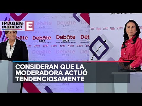 Debate en Edomex: Morena se inconforma por actitud de Ana Paula Ordorica