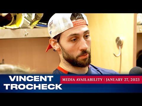 New York Rangers: Vincent Trocheck Postgame Media Availability | Jan. 27, 2023