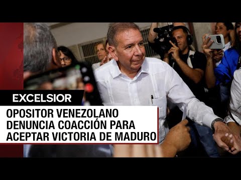 González Urrutia obligado a firmar documento que reconoce triunfo de Maduro