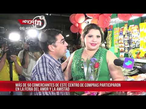 Feria del Amor y la Amistad en mercado Iván Montenegro de Managua - Nicaragua