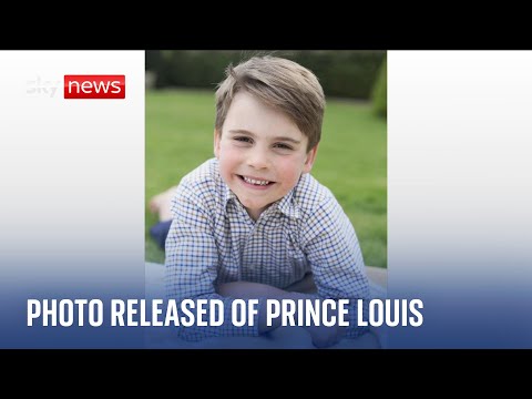 New birthday photo of Prince Louis taken by Kate