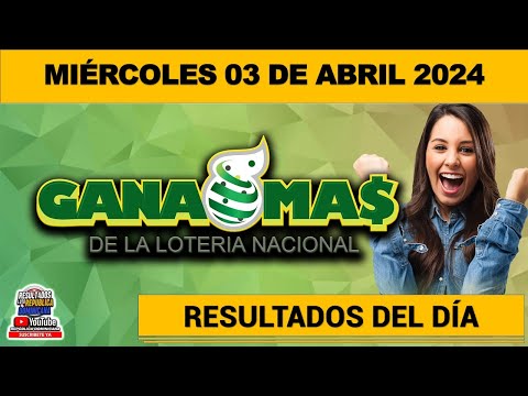 Lotería Nacional Gana Más en VIVO ? MIÉRCOLES 03 de abril 2024 #ganamas #loterias