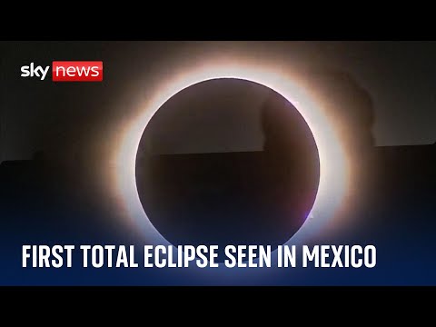 First total solar eclipse seen in Mexico