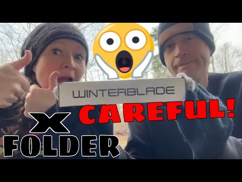 Unboxing Winterblade X-Folder - DON'T drop it!!!