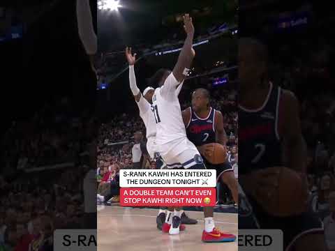 Even the double couldn't stop Kawhi